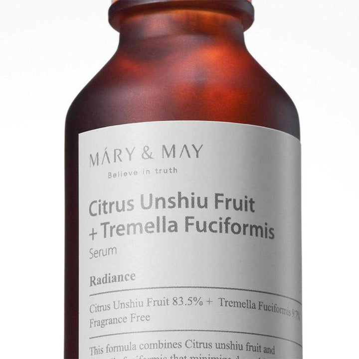 C Vitamini Içeren Leke karşıtı Aydınlatıcı Citrus Unshiu Tremella Fuciformis Serum 30 mL - Mary & May - Vionine