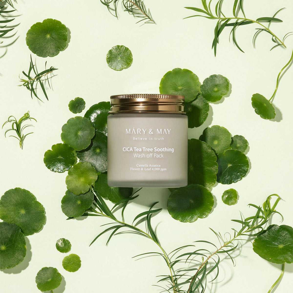 Cica Tea Tree Yatıştırıcı Cilt Bakım Maskesi 125 mL - Mary & May - Vionine