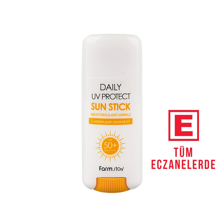 Daily UV Protect Sun Stick SPF 50+ PA++++ (16 Gr) Makyaj Altı ve Üstü - FARMSTAY - Vionine