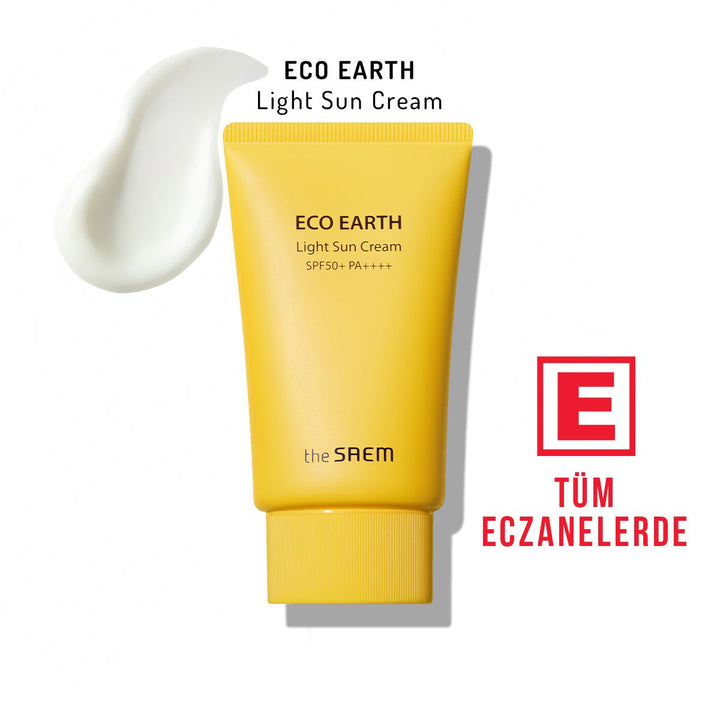 Eco Earth Hafif Yapılı Güneş Kremi - Light Sun Cream SPF 50+ ve PA++++ 50 gr - THE SAEM - Vionine