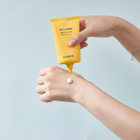 The Saem Light Sun Cream ambalaj arka INCI fiziksel kimyasal filtre SPF koruma