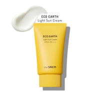 The Saem Eco Earth Light Sun Cream SPF50+ PA++++ hafif güneş kremi 50gr tüm cilt tipleri