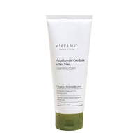 Hassas Ciltler İçin Gözenek Karşıtı Houttuynia Cordata + Tea Tree Temizleme Köpüğü 150 mL - Mary & May - Vionine