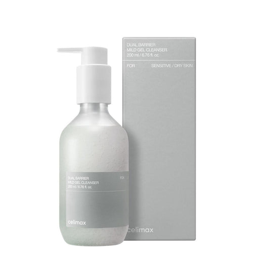 Hassas ve Kuru Ciltleri Nemlendiren Nazik Jel Temizleyicii - Dual Barrier Mild Gel Cleanser 200 mL - Celimax - Vionine
