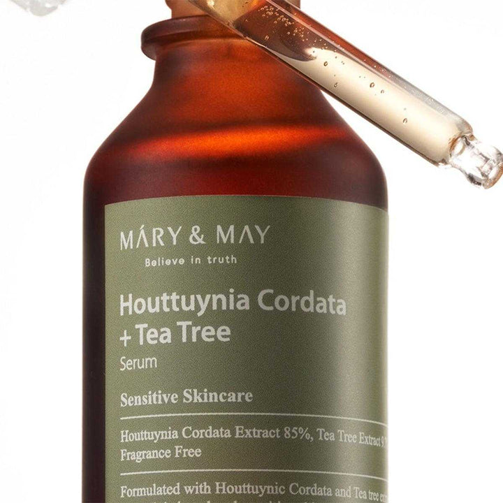Hassasiyet ve Yağlanma Karşıtı Yatıştırıcı Houttuynia Cordata + Tea Tree Serum 30 mL - Mary & May - Vionine