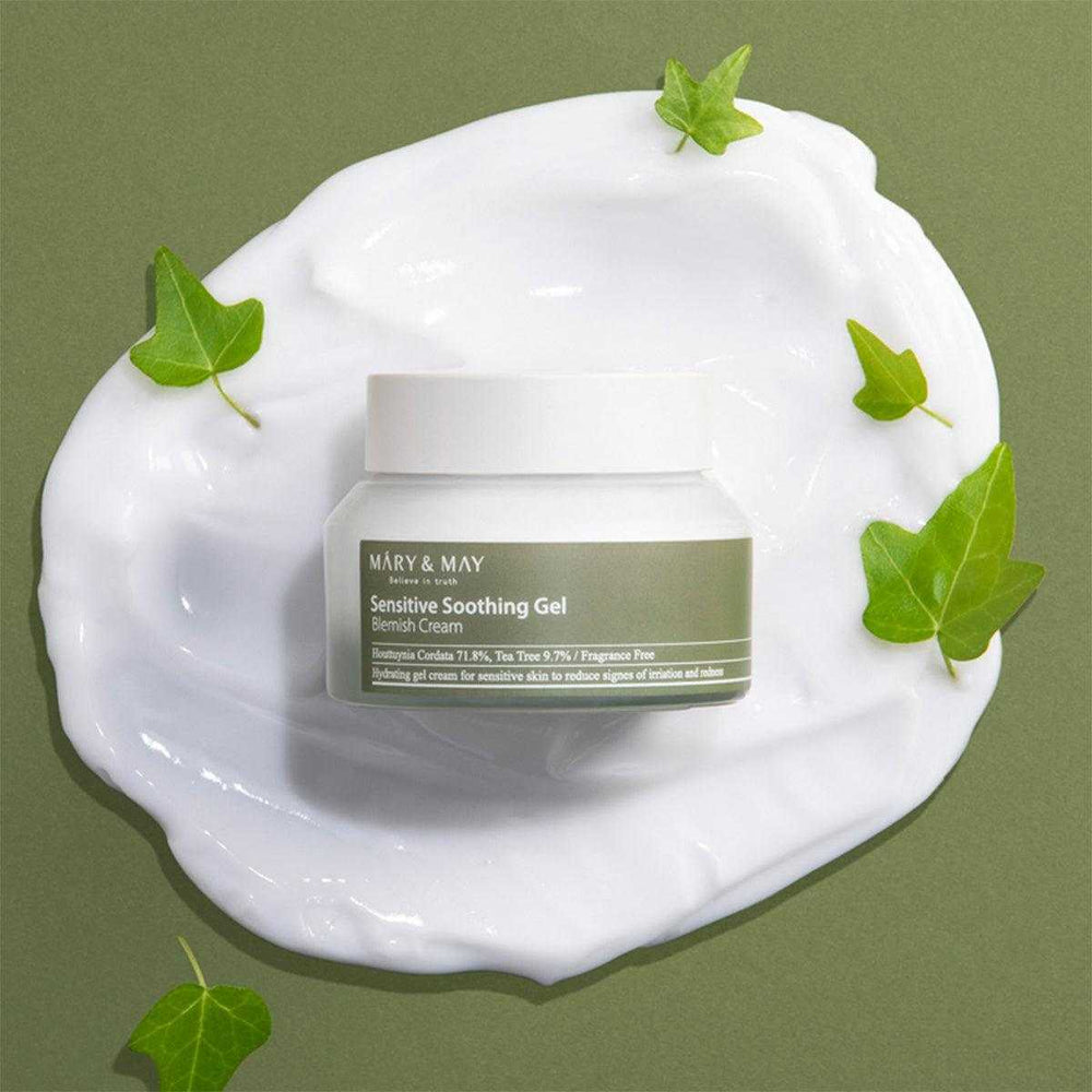 Hassasiyet ve Yağlanma Karşıtı Yatıştırıcı Nemlendirici Sensitive Soothing Gel Blemish Cream 70 gr - Mary & May - Vionine