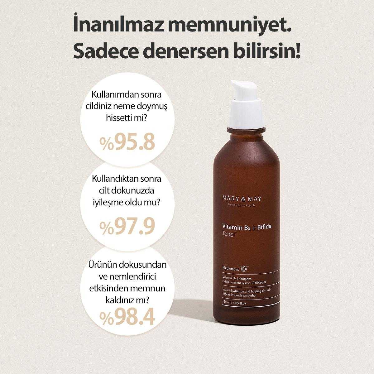 Mary&May B5 Bifida Toner İle Bariyer Onarımı