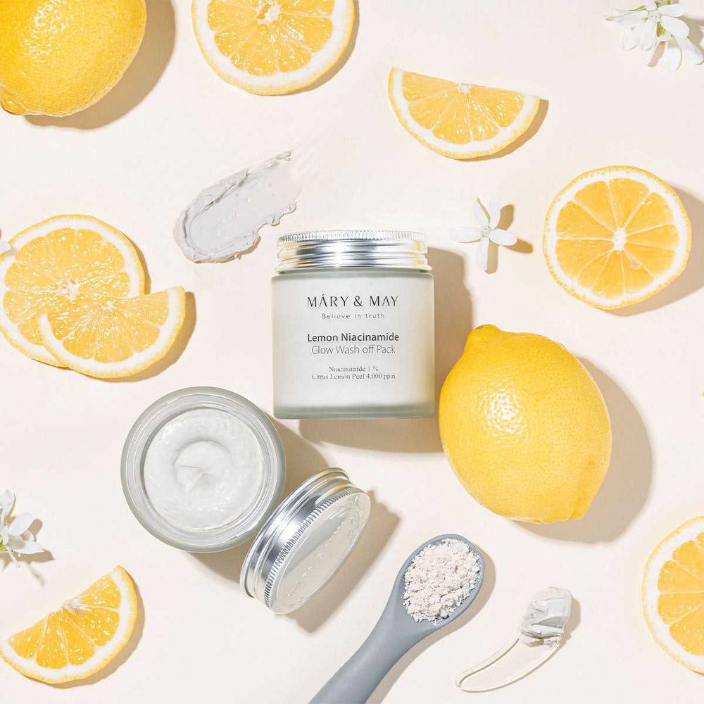 Lemon Niacinamide Parlaklık Sağlayan Cilt Bakım Maskesi 125 mL - Mary & May - Vionine