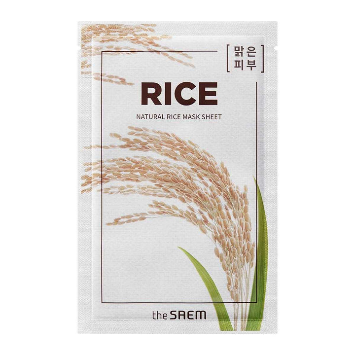Natural Pirinç Özlü Kağıt Maske - THE SAEM - Vionine