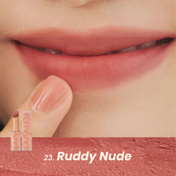Romand Zero Matte Lipstick Muteral Nude /Mat, Kadife Görünüm Veren Ruj – Muteral Nude Serisi - 23 Ruddy Nude - Romand - Vionine