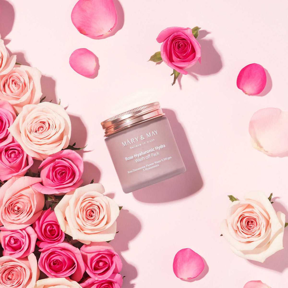 Rose Hyaluronic Yoğun Nem Sağlayan Cilt Bakım Maskesi 125 mL - Mary & May - Vionine