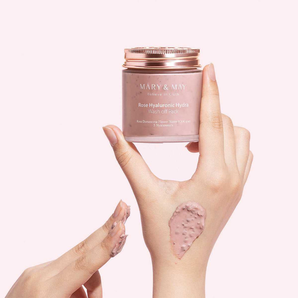 Rose Hyaluronic Yoğun Nem Sağlayan Cilt Bakım Maskesi 125 mL - Mary & May - Vionine
