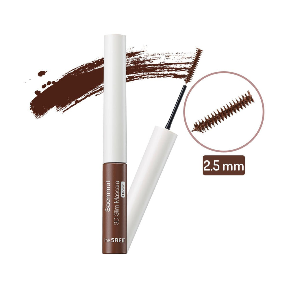 Saemmul 3D Slim Üç Boyutlu Ultra İnce Rimel - Kahverengi - THE SAEM - Vionine