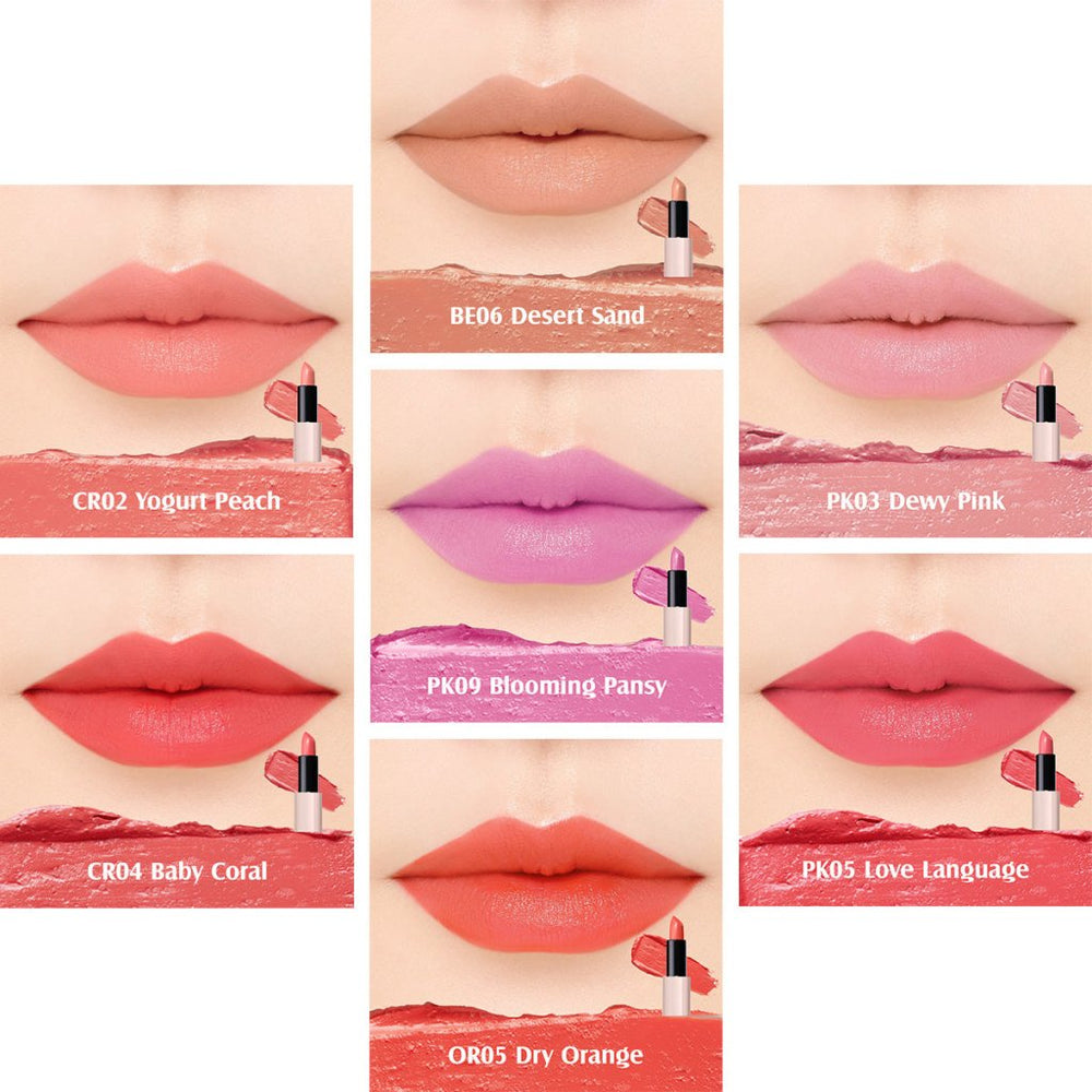 The Saem Kissholic Lipstick Intense/ Yoğun Pigmentli Parlak Kalıcı Ruj - The Saem - Vionine