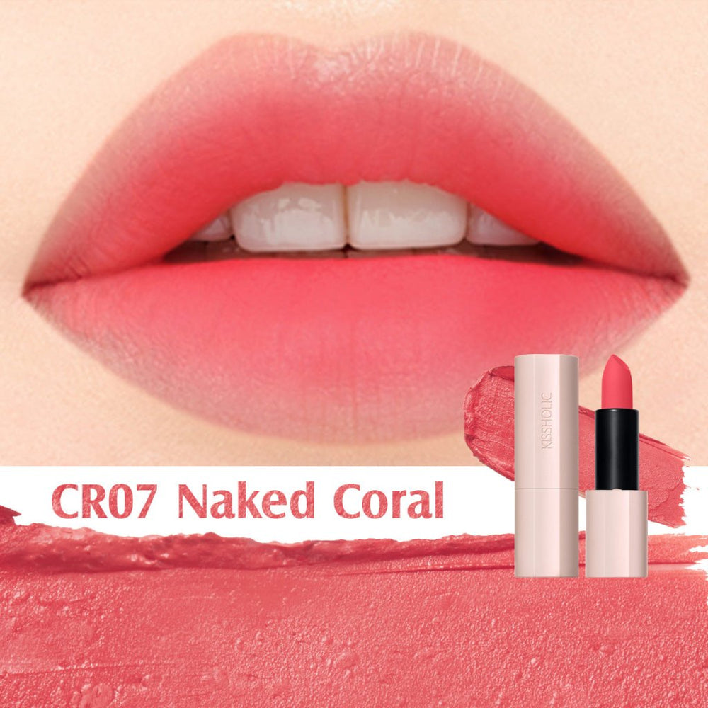 The Saem Kissholic Lipstick Matte/ Uzun Süre Dayanıklı Kadife Bitişli Mat Ruj - The Saem - Vionine