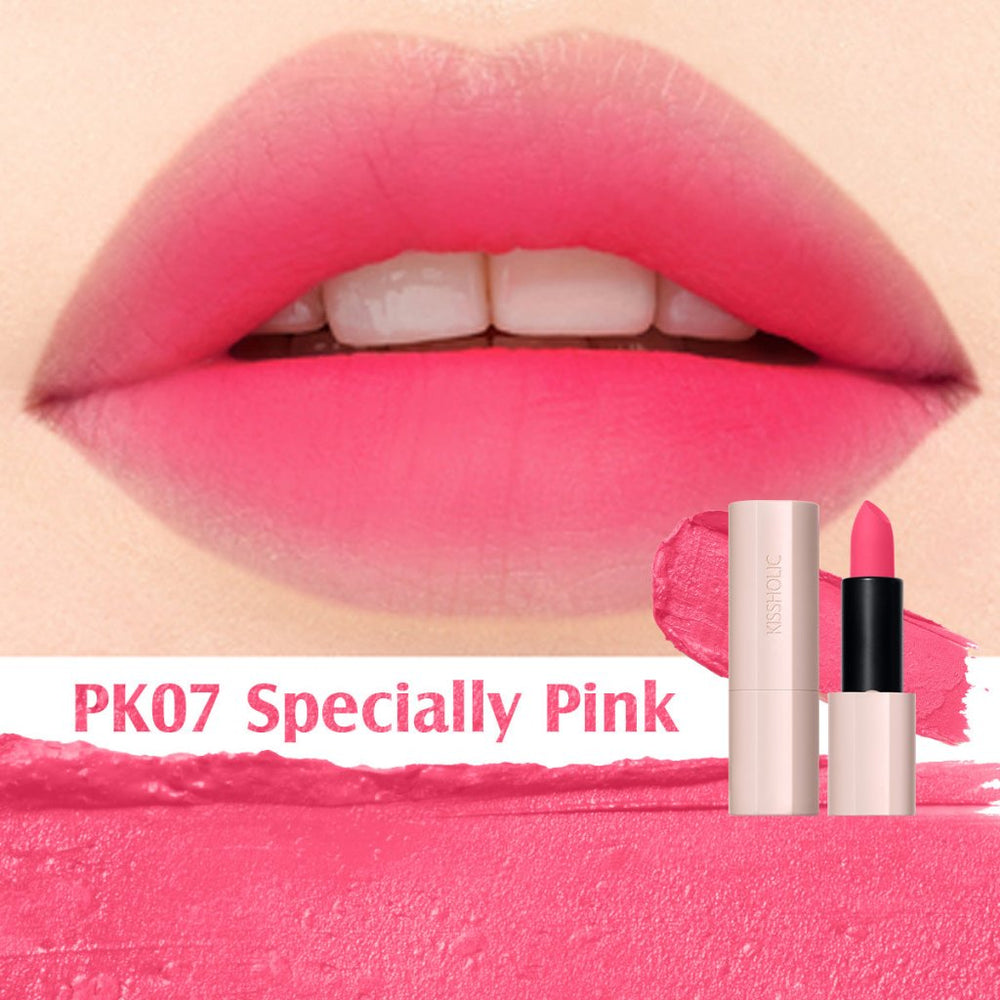 The Saem Kissholic Lipstick Matte/ Uzun Süre Dayanıklı Kadife Bitişli Mat Ruj - The Saem - Vionine