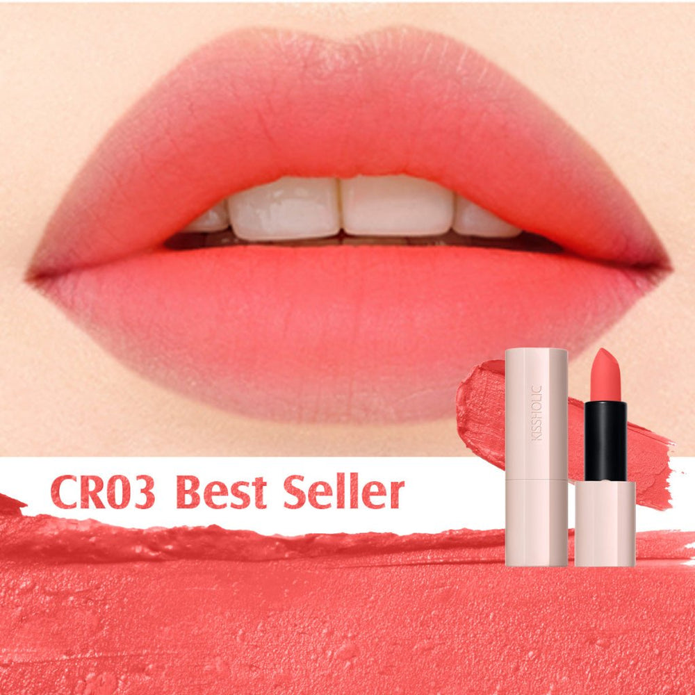 The Saem Kissholic Lipstick Matte/ Uzun Süre Dayanıklı Kadife Bitişli Mat Ruj - The Saem - Vionine