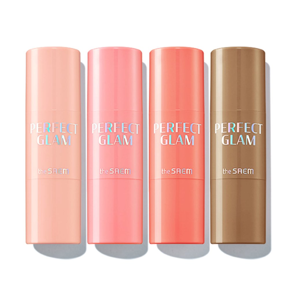 The Saem Perfect Glam Stick Blusher/ Doğal Görünüm Veren Stick Allık ...