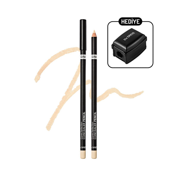 Uzun Süre Kalıcı Kalem Kapatıcı/ Cover Perfection Concealer Pencil 0.5 Ice Beige - The Saem - Vionine